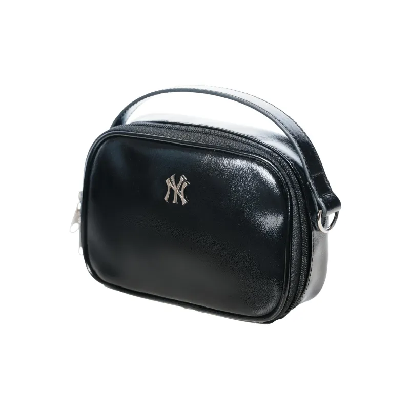 MLB Polyurethane Makeup Bag & Travel Storage Bag Women's Black-1