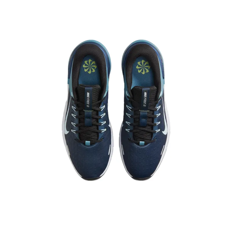 Nike Free Golf Anti Slip Wear Resistant Low Top Golf Shoes Unisex Blue Black-2