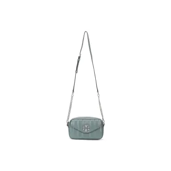 TORY BURCH Kira Leather Camera Bag Shoulder Bag Crossbody Bag Small Size Women's Light Arctic Blue