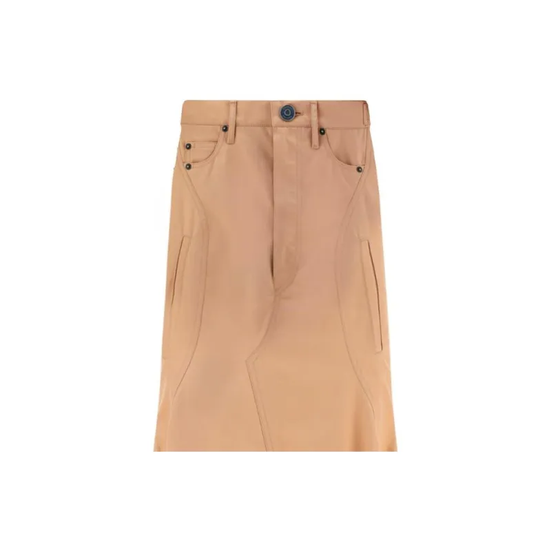 Burberry Casual Long Skirts Women's Brown-2