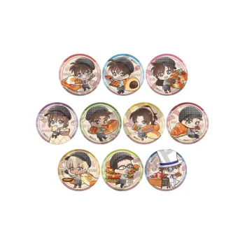 GuGuGuGu Crux Detective Conan Case Closed Bakery Collection Blind Box Badge 10 Designs In Total Badges