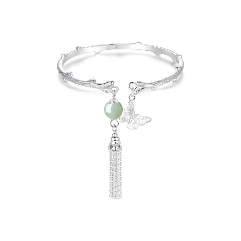 CHINA GOLD Hetian Jade Bangles White Jade/Pale Greenish White Jade Women's-0