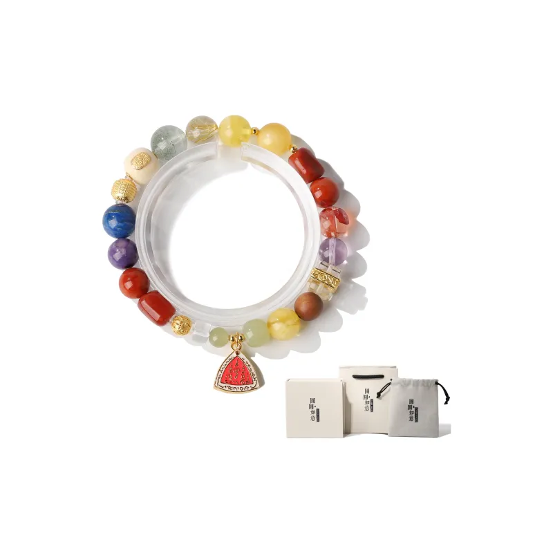 YUANYUANRUYI South Red Agate Bracelets Unisex-3