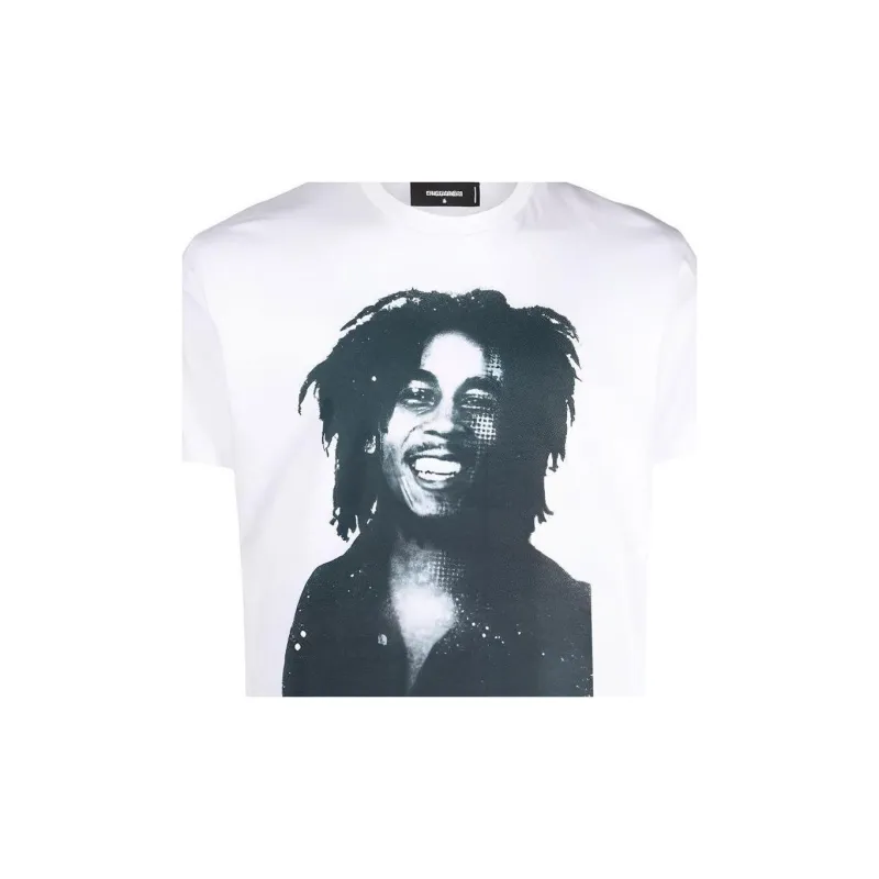 DSQUARED2 Bob Marley Quote T shirt-4