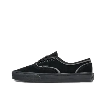 Authentic Vans Suede 'Black Grey Silver Seams'