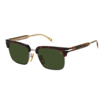 David Beckham Acetate Metal Irregular Shape Sunglasses Unisex Tortoiseshell
