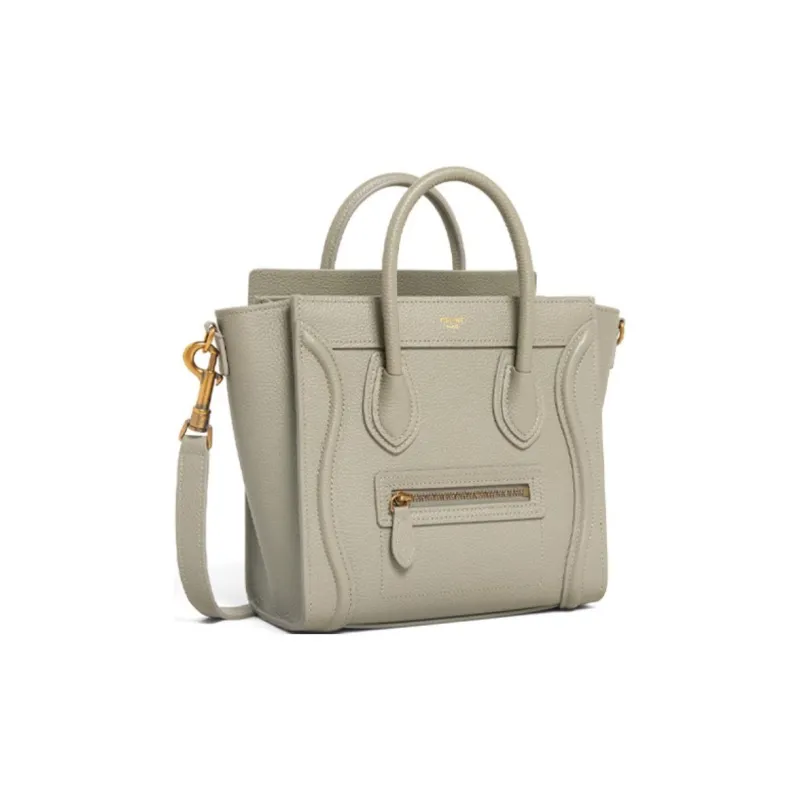 CELINE Luggage Women's Smoke Gray Green-1