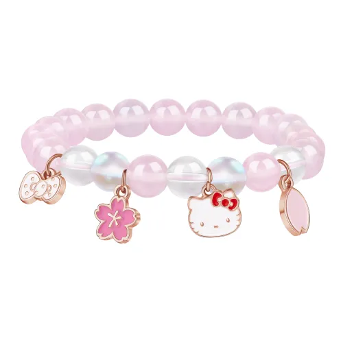 TIDECOLOR Hello Kitty Alloy Bracelets Women's Pink