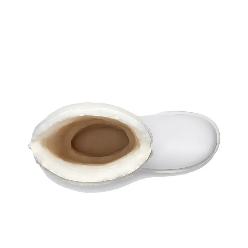 UGG X Telfar Logo Tall Crinkle White-4