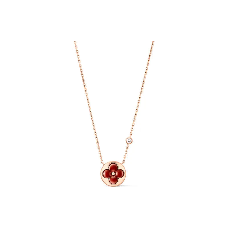 LOUIS VUITTON 18K Gold Necklaces Unisex Gold-0