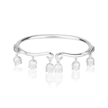 LIPSW 999 Fine Silver Bangles Women's