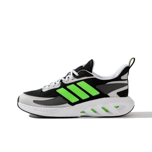 Adidas ALL DAY POWER Anti Slip Wear Resistant Low Top Running Shoes Unisex Black White