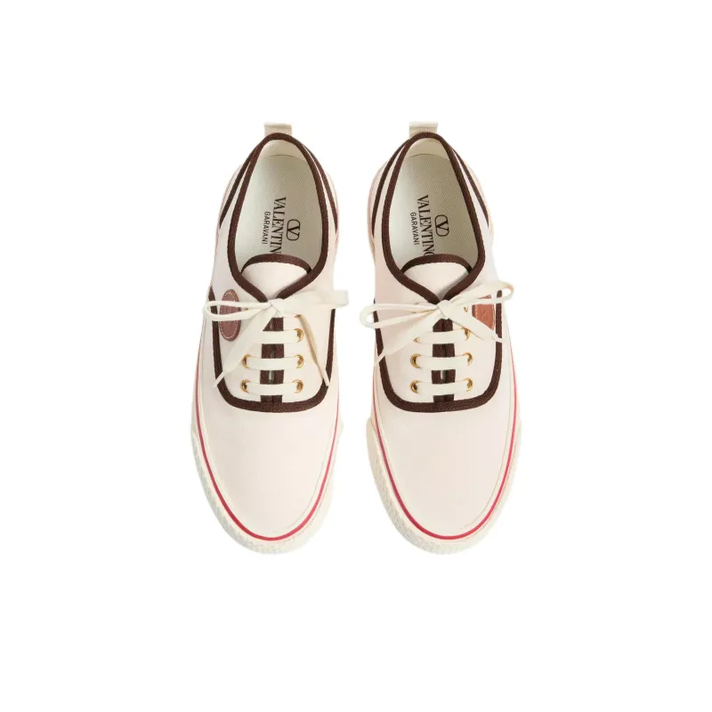 Valentino VLogo Signature Lace Up Sneakers-3