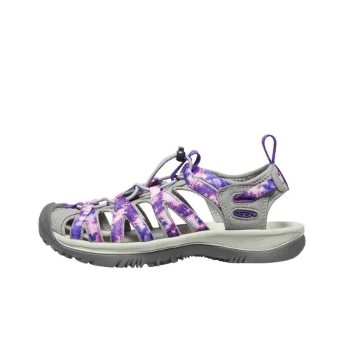 KEEN Whisper Series Slip Resistant Waterproof And Breathable Abrasion Resistant River Trekking Shoes Women's Purple
