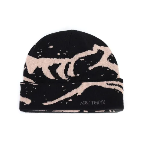 Arcteryx Wool Recycled Polyester Beanies Unisex Black