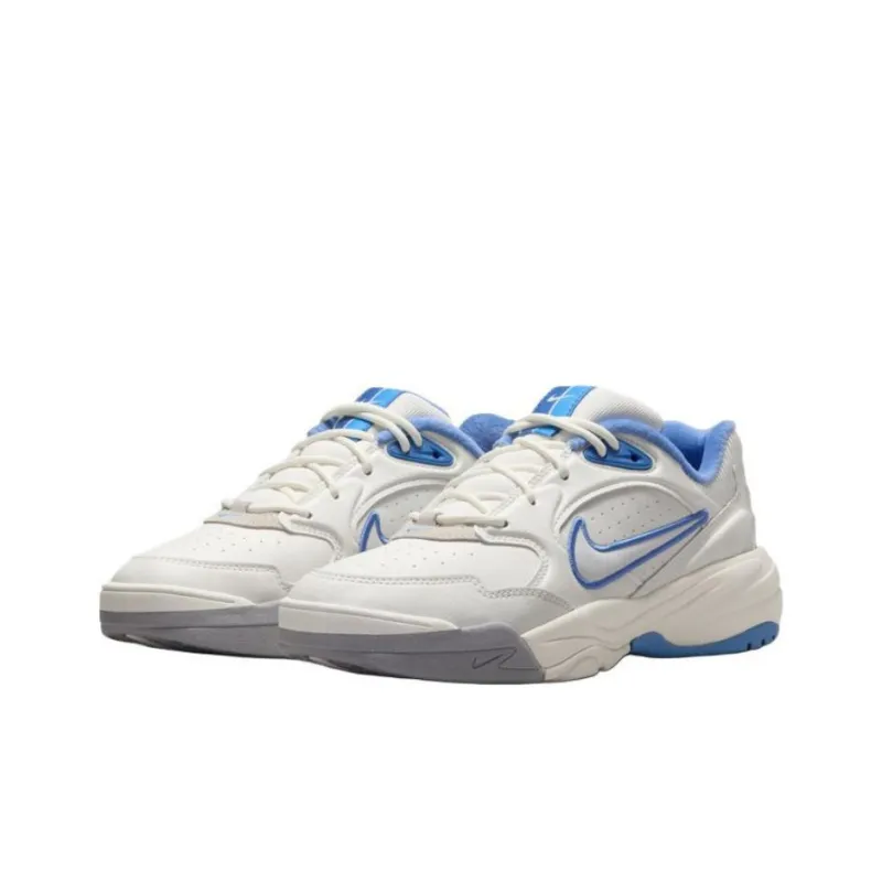 Nike Anti-Slip Wear-Resistant Low-Top Running Shoes Women's Beige Blue-2