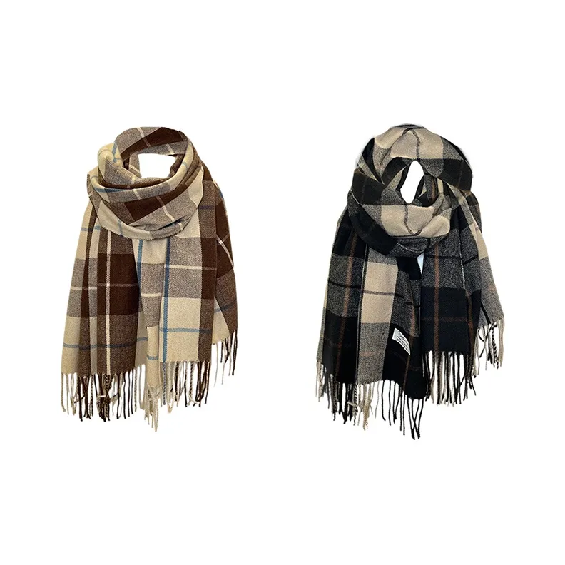 NOME Faux Cashmere Knit Scarves Unisex-7