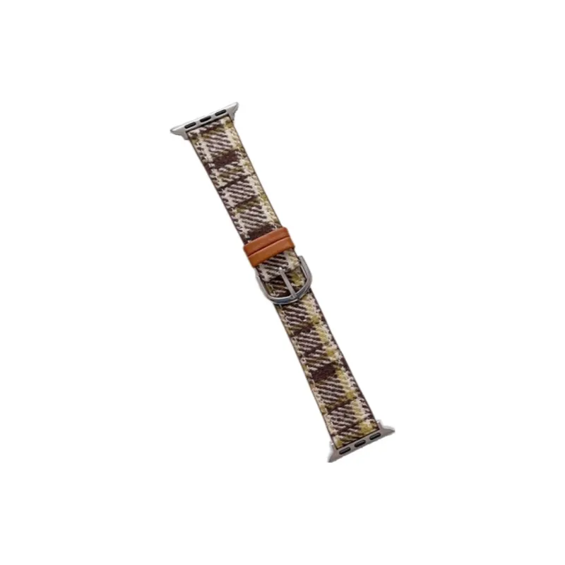 Warbler Dew Apple Compatibility Watch Band Woolen Material-3