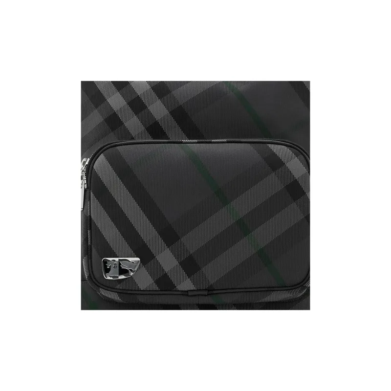 Burberry Polyamide Backpack Men's Charcoal-3