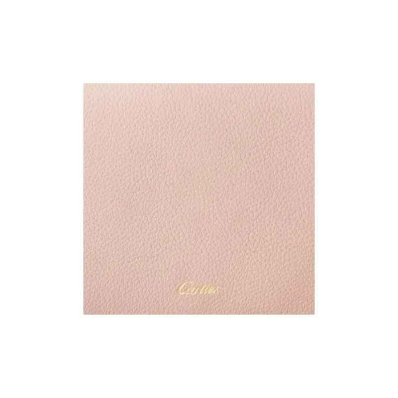 CARTIER Trinity Series Grain Calfskin Crossbody Bag, Shoulder Bag Mini Women's Light Pink-4