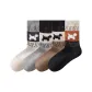 [4 Pack]Ecru+Light Gray+Khaki+Black