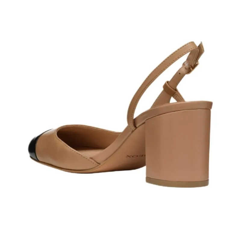 GEOX Virnilisa 65 Chunky Heel High Heels 6.5cm Women's Brown-3