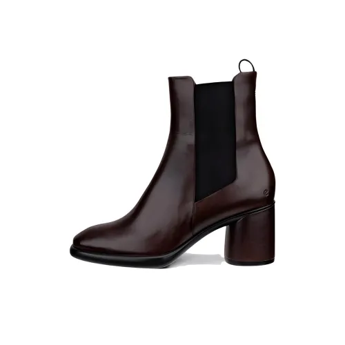Ecco Short Chelsea Boots 5.5cm Women's Mocha
