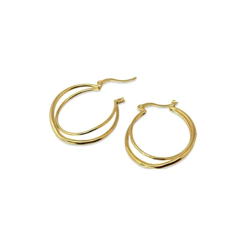 ANARTXY Surgical Steel Earrings Women's Gold