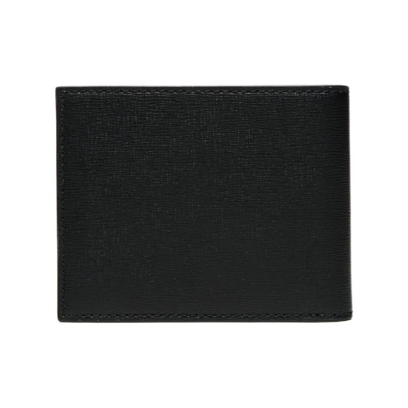 BALLY MYTHOS Recycled Cow Leather Wallet Men's Black-1