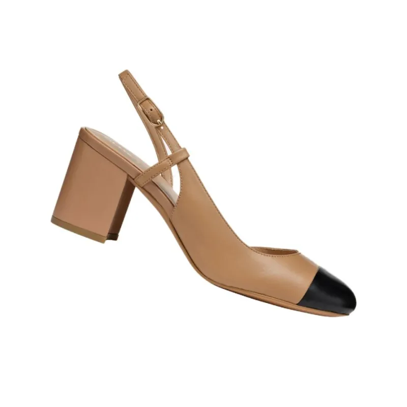 GEOX Virnilisa 65 Chunky Heel High Heels 6.5cm Women's Brown-2
