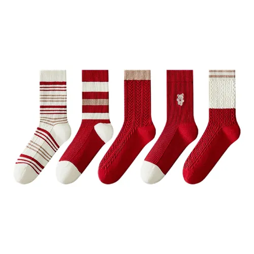 MADALLO Mid Calf Socks Women's Combo Set