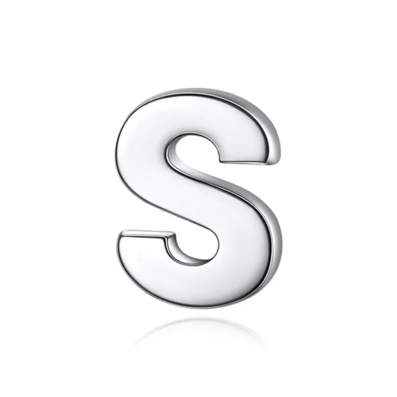 LINGJIE S925 Silver Stud Earrings Unisex-18