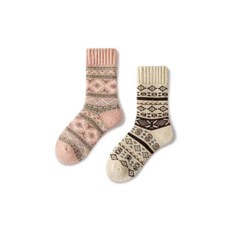 JIAZINI Mid Calf Socks Women's Combo Set-16