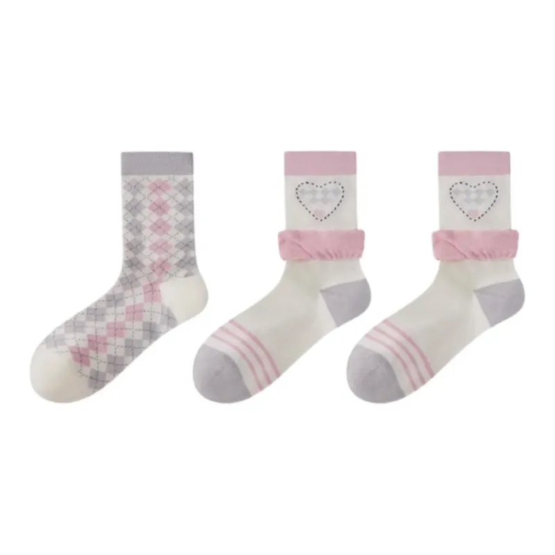 MADALLO Mid Calf Socks Women's 3 Pack-1
