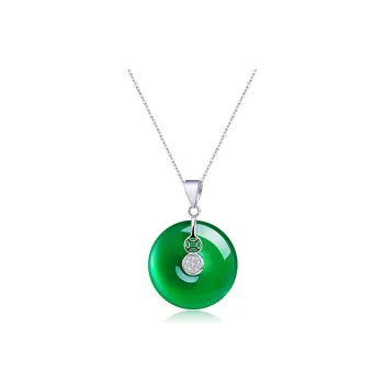 DOWER&HALL Chalcedony Necklaces Unisex