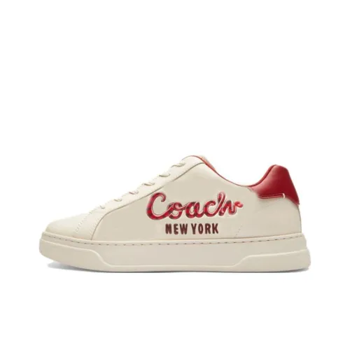 COACH Highline Low Top Skateboard Shoes Men's White