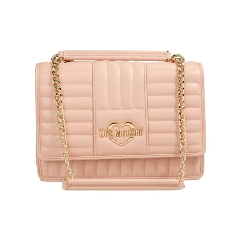 LOVE MOSCHINO Polyester Portable Crossbody Bag Shoulder Bag Women's Pink-3