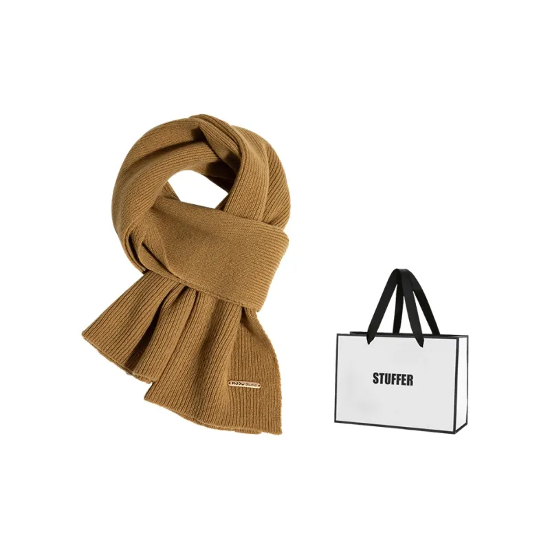 STUFFER Knit Scarves Unisex-21