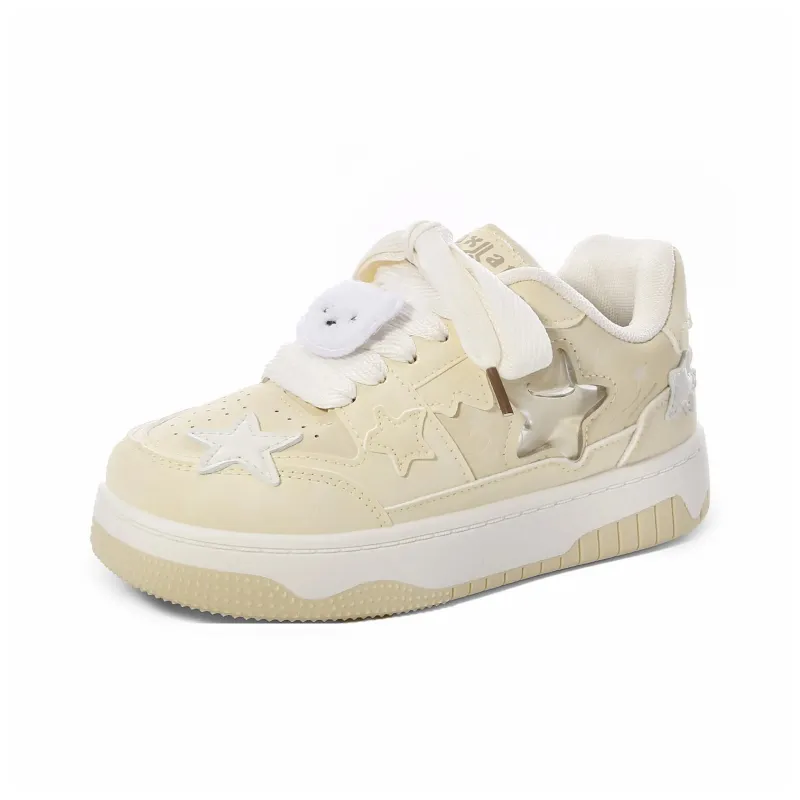 OAOQ Cushioning, Abrasion Resistant, Lightweight, And Breathable Low Top Skateboard Shoes Women's-0