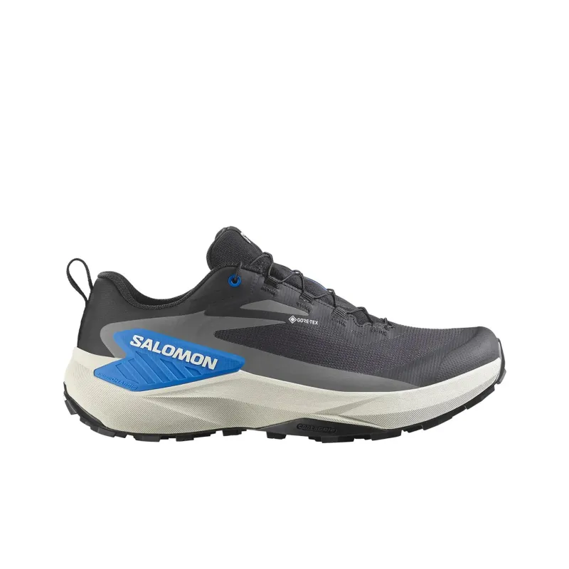 SALOMON GENESIS Waterproof And Wear resistant Low Top Trail Running Running Shoes Men's Black-1