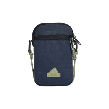 Adidas Nylon Shoulder Bag, Crossbody Bag Trumpets Unisex Black & Aurora Ink