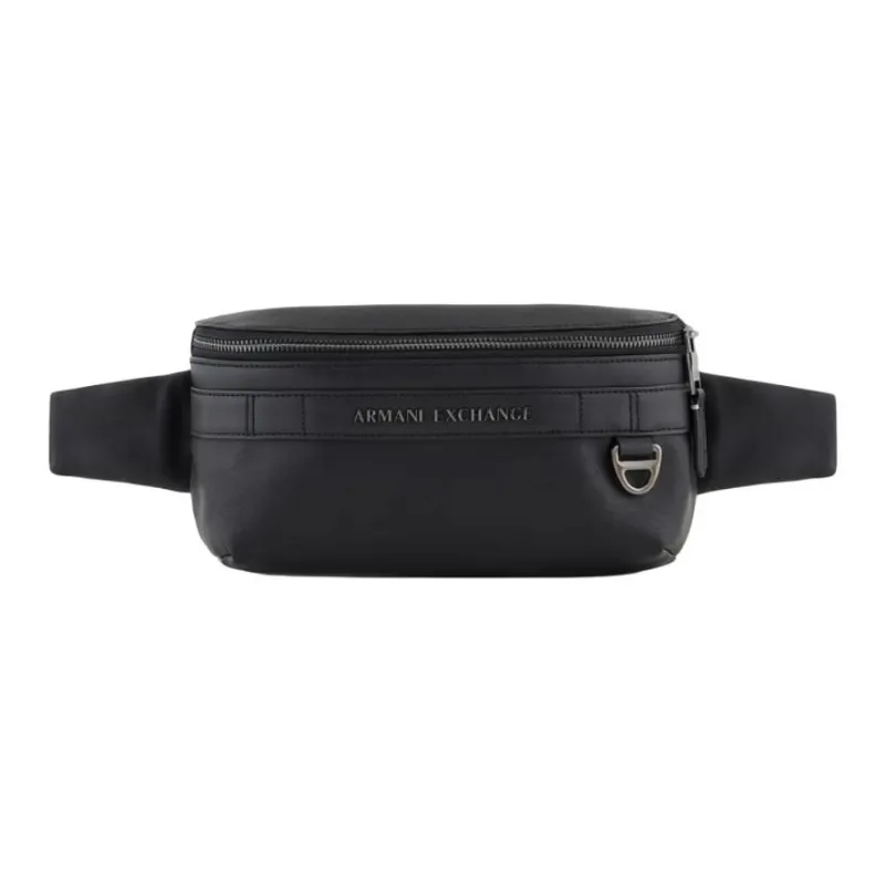 ARMANI EXCHANGEAE Fabric Fanny Pack Men's Black-0