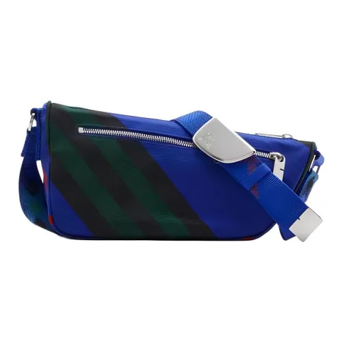 Burberry Shield Polyester Messenger Bag Shoulder Bag Crossbody Bag Small Size Men's Knight Blue