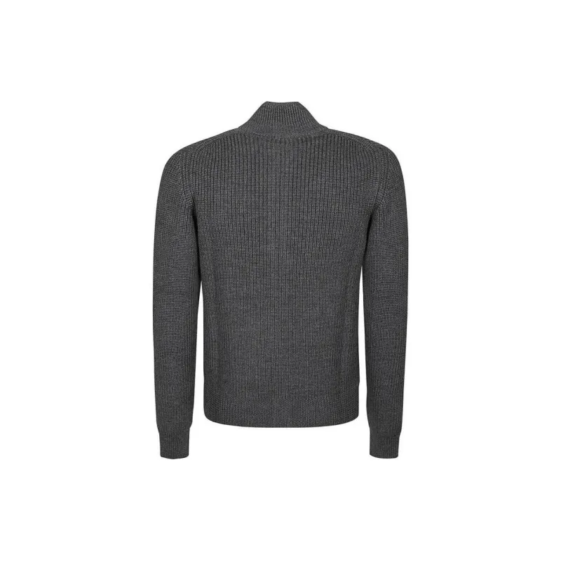 Drumohr Merino wool Zip up Cardigan-1