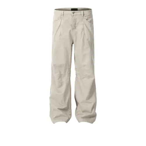 NEAR HERE Jeans Unisex Light Khaki