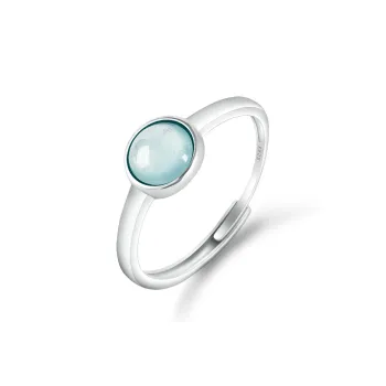 Emerald Ice Glutinous Jadeite Rings Women's