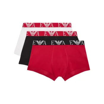 EMPORIO ARMANI Three pack Of Boxer Briefs With Bold Monogram Logo