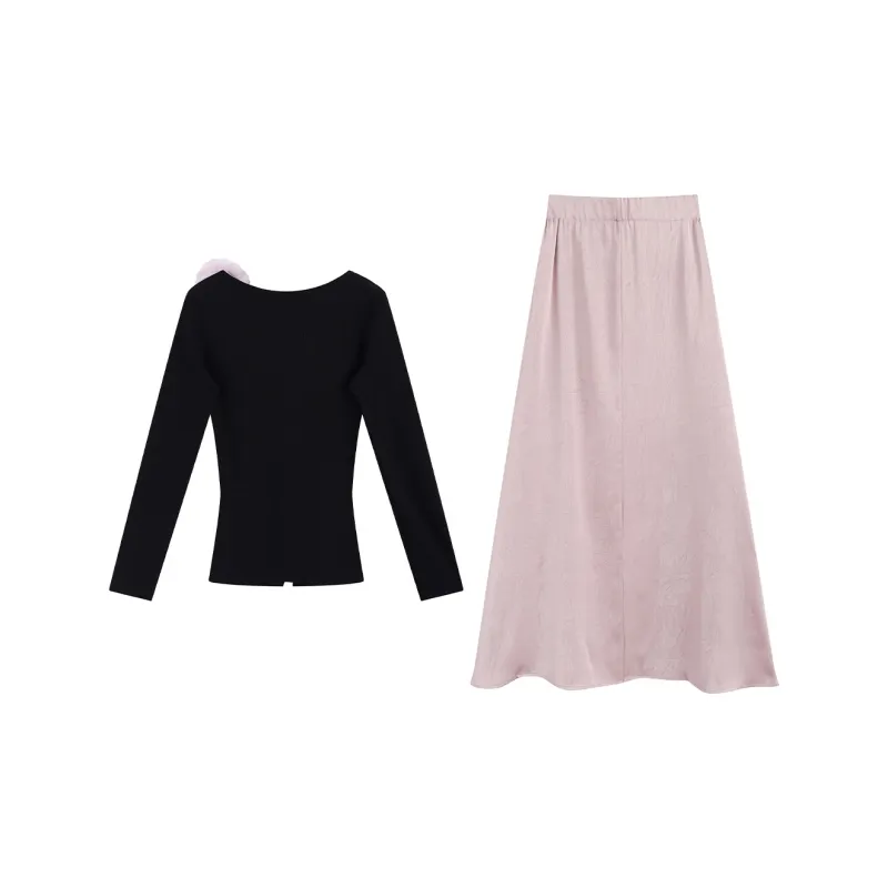 SNZX Two Piece Skirt Sets Women's-1