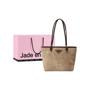 Jade En Plus PU Shoulder Bag Women's Khaki