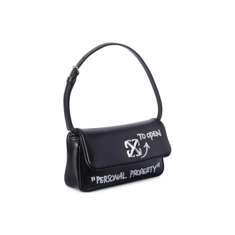 OFF WHITE Jitney Quote Shoulder Bag-1